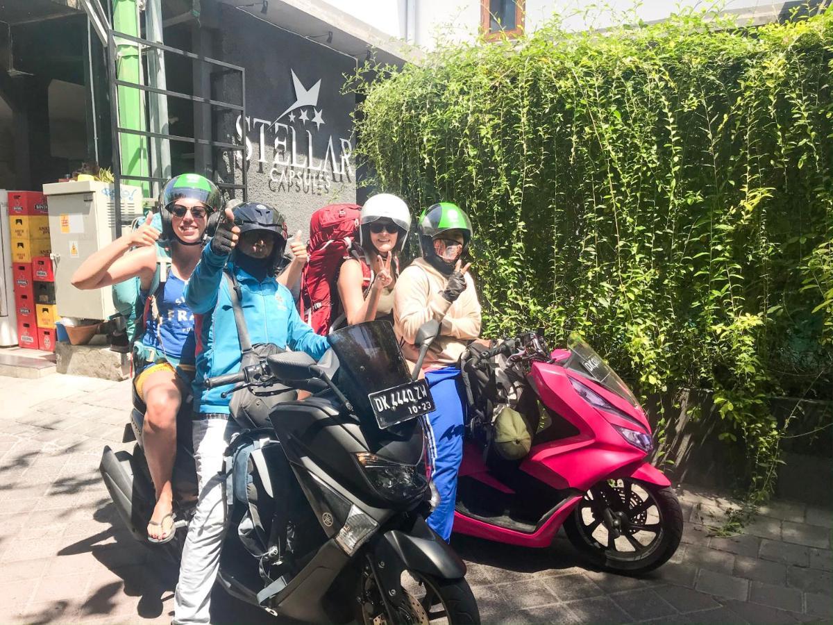 Stellar Capsules Hostel Seminyak  Ngoại thất bức ảnh Ojek online in Jakarta